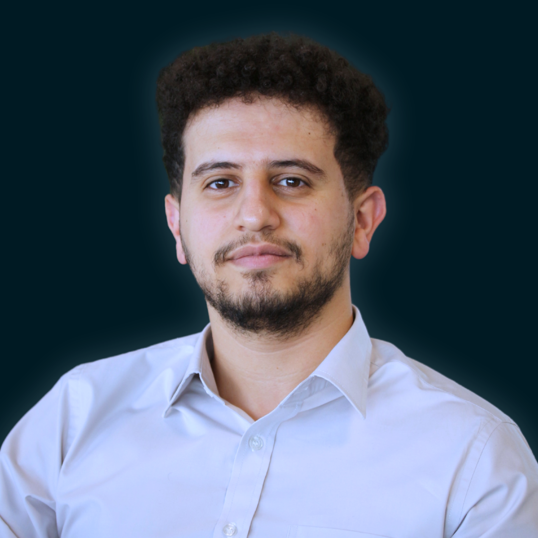 Portret van Mohammed Shomis