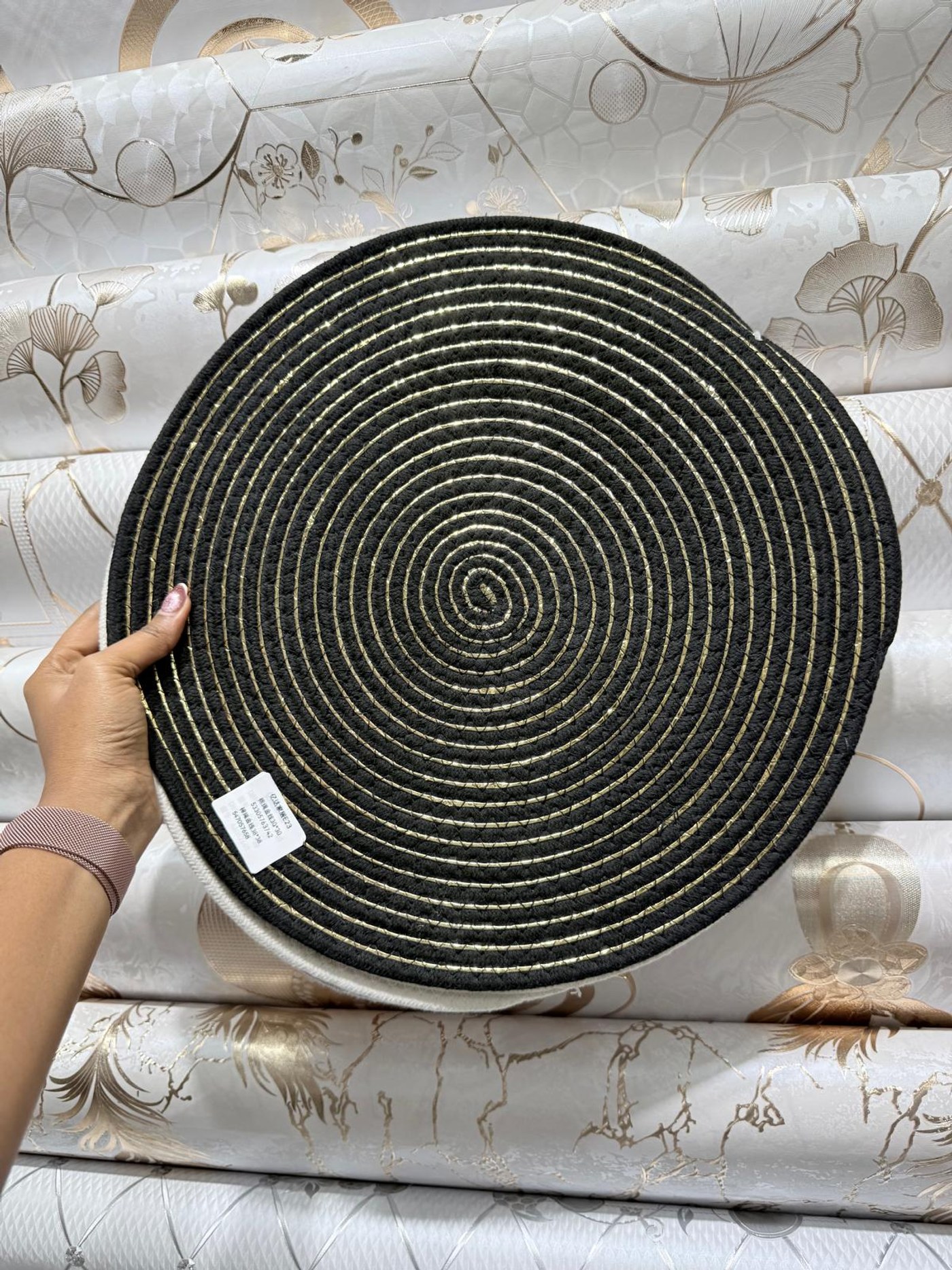 Wooven Table Mats Black