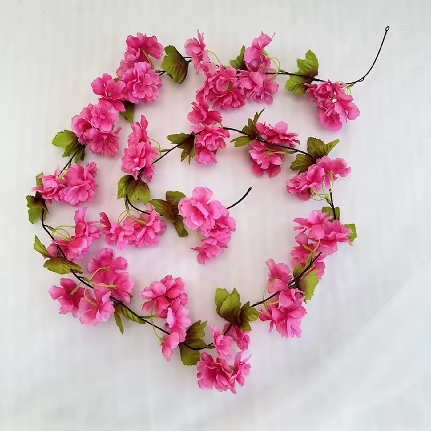 2.1M Cherry Blossom Vines – Artificial Hanging Décor - main view