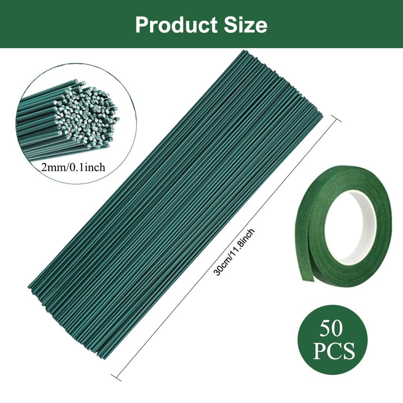 Pipe Cleaners Green Stem