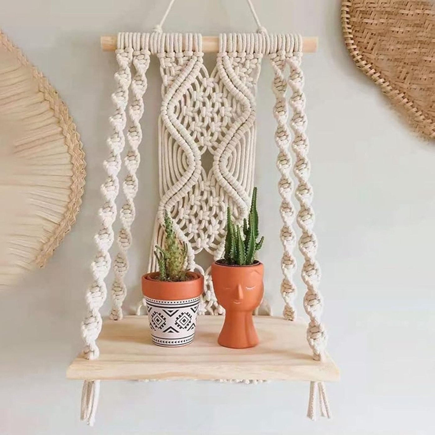 1 Tier wall hanging shelves