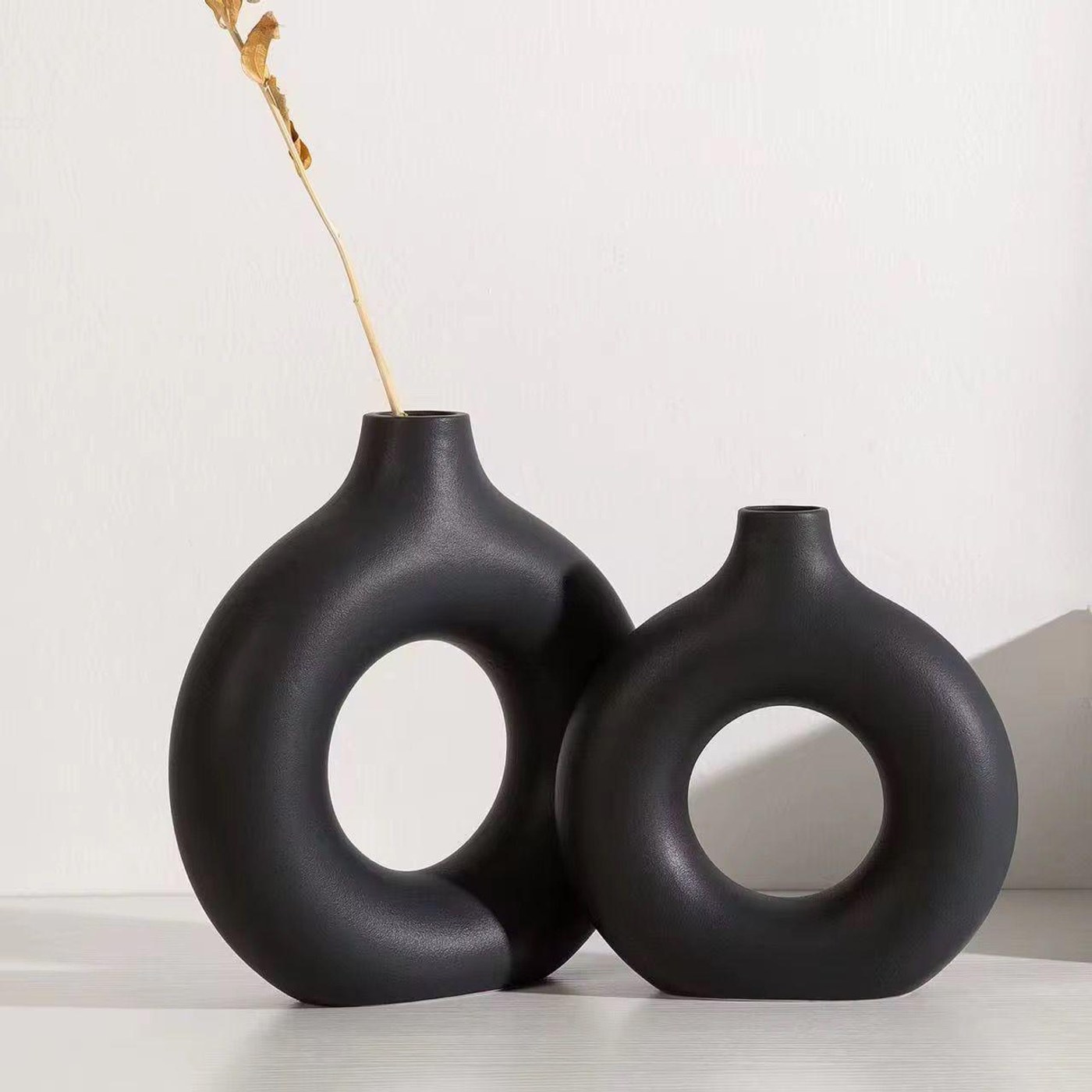Big Plastic Donut Vase