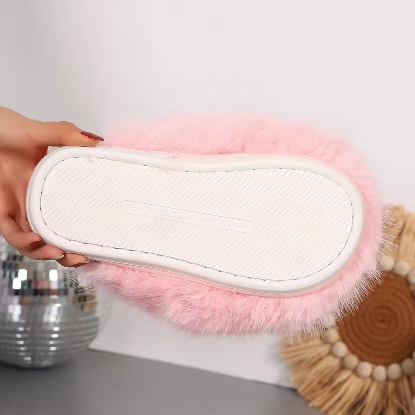 Fluffy Fux Fur Sandals view 4