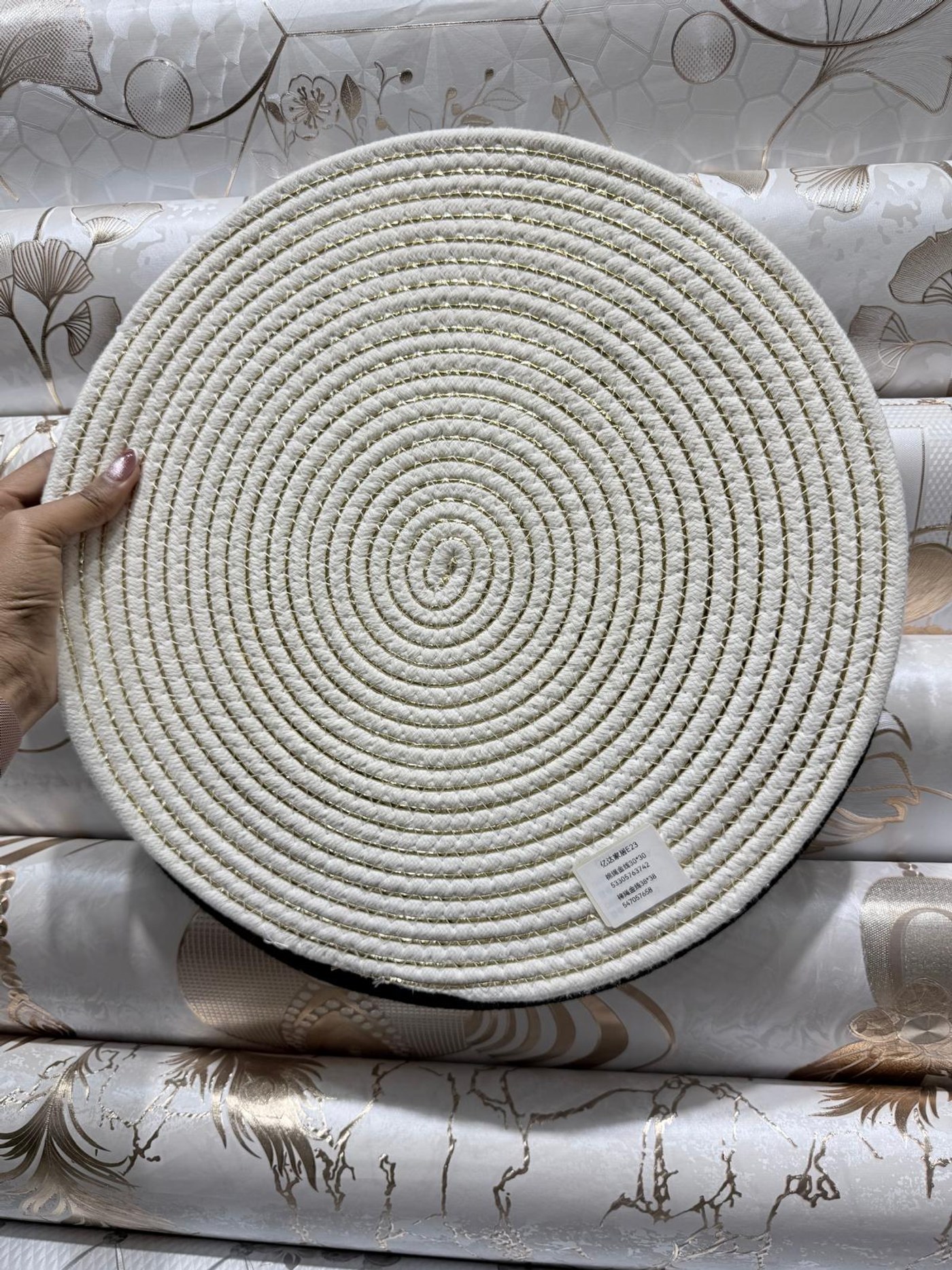 Wooven Table Mats White