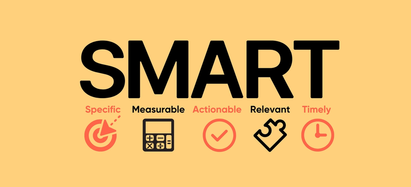 SMART Goals stand for Specific Measurable Actionable Relevant Timely