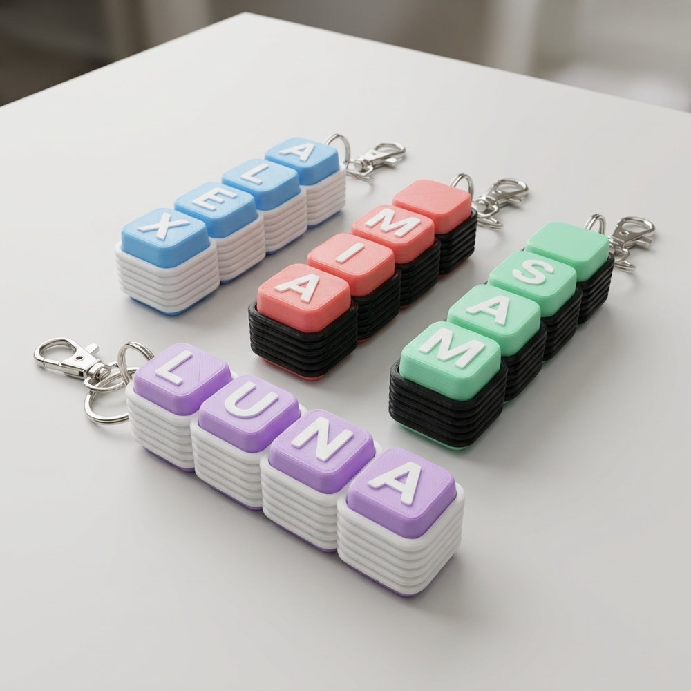 Letter Keyring Clickers photo 2