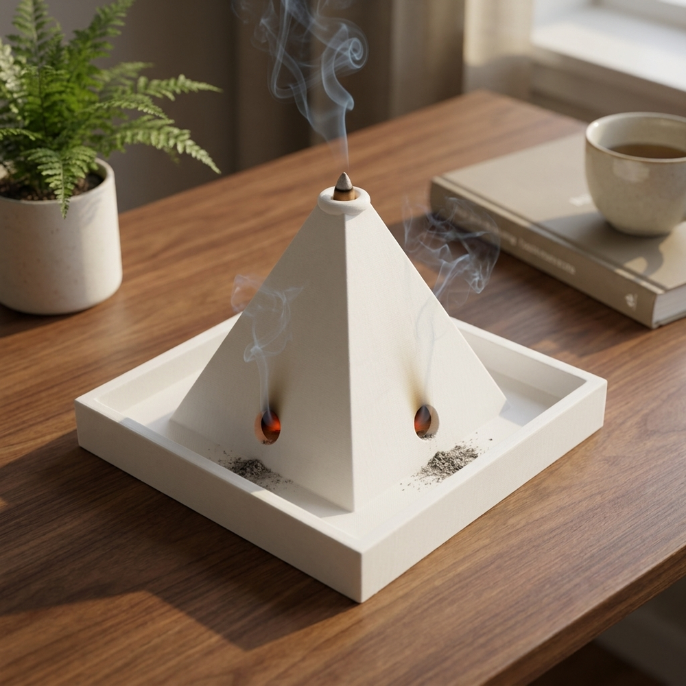 Pyramid Incense Burner