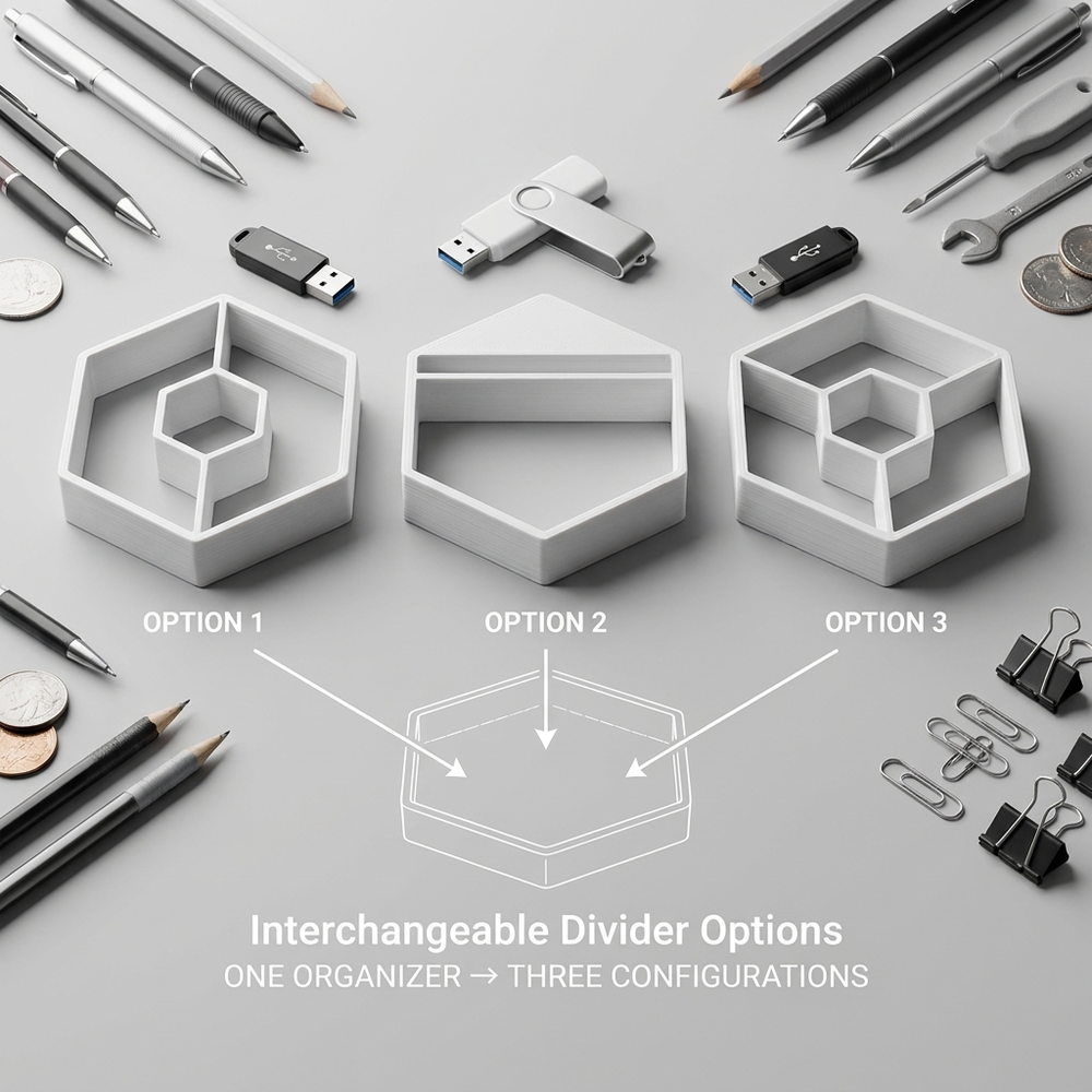 Hex Desk Organizer photo 2