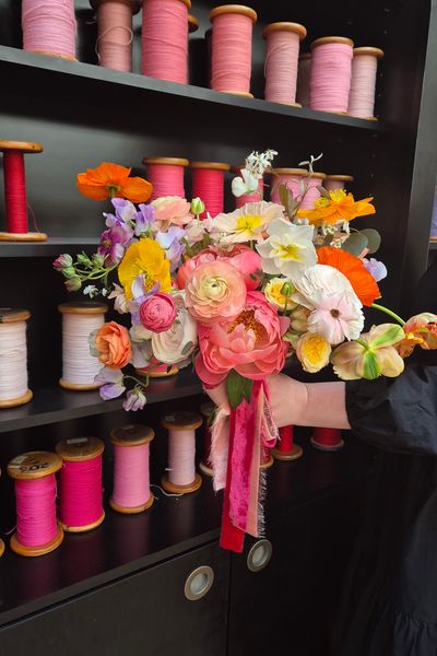 Seasonal flower bouquet
