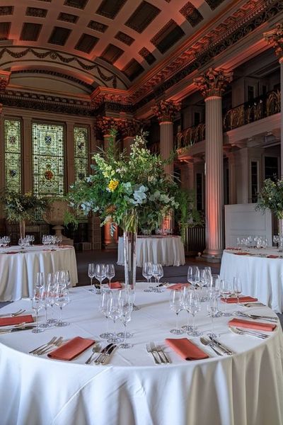 Corporate event floral display
