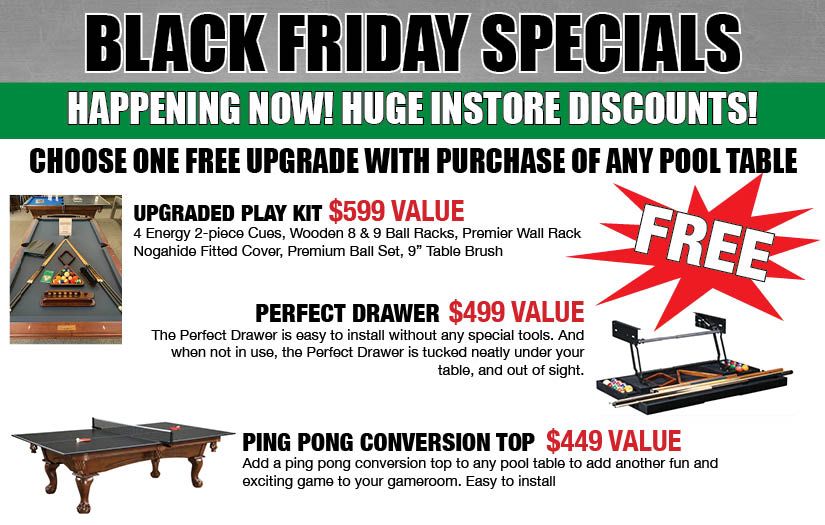 Black Friday Specials - Free Upgrades 