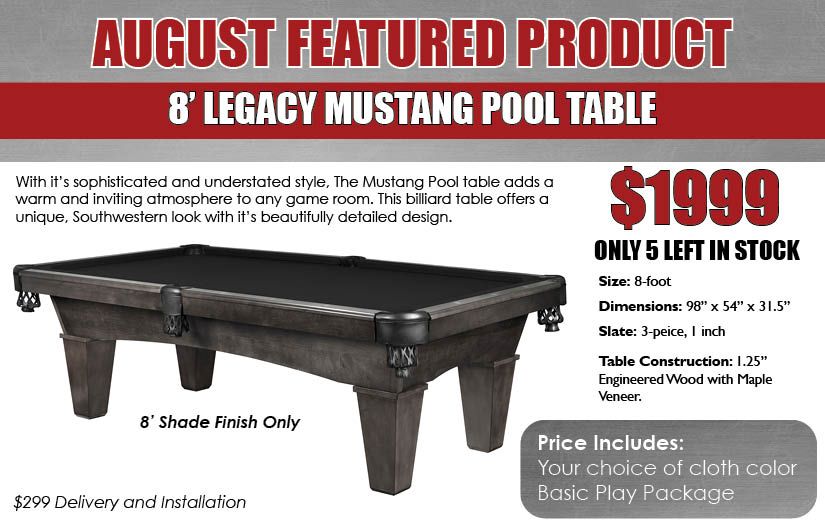 August Featured Product - Legacy Mustang 