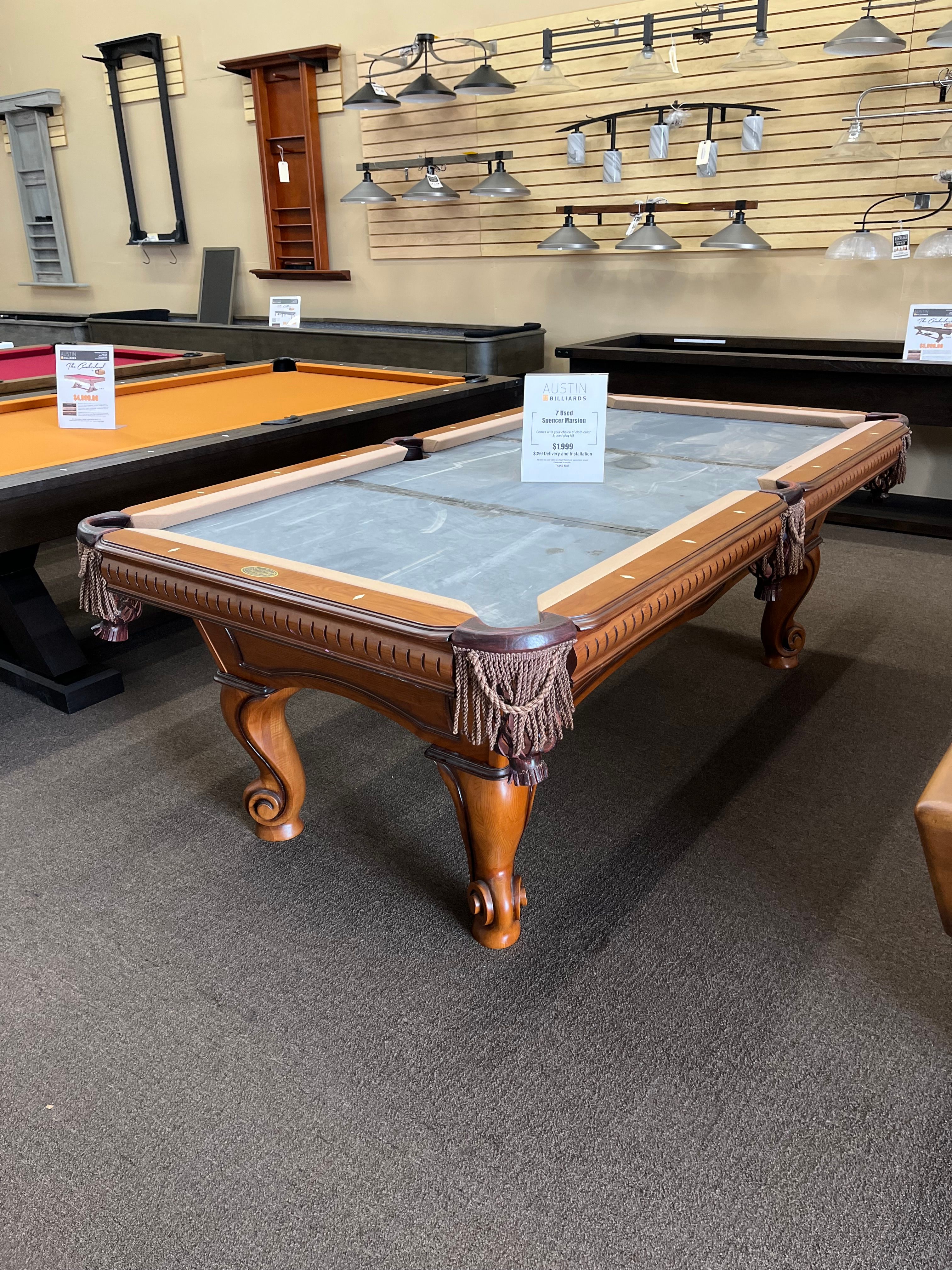 Used 7' Spencer Marstin Pool Table