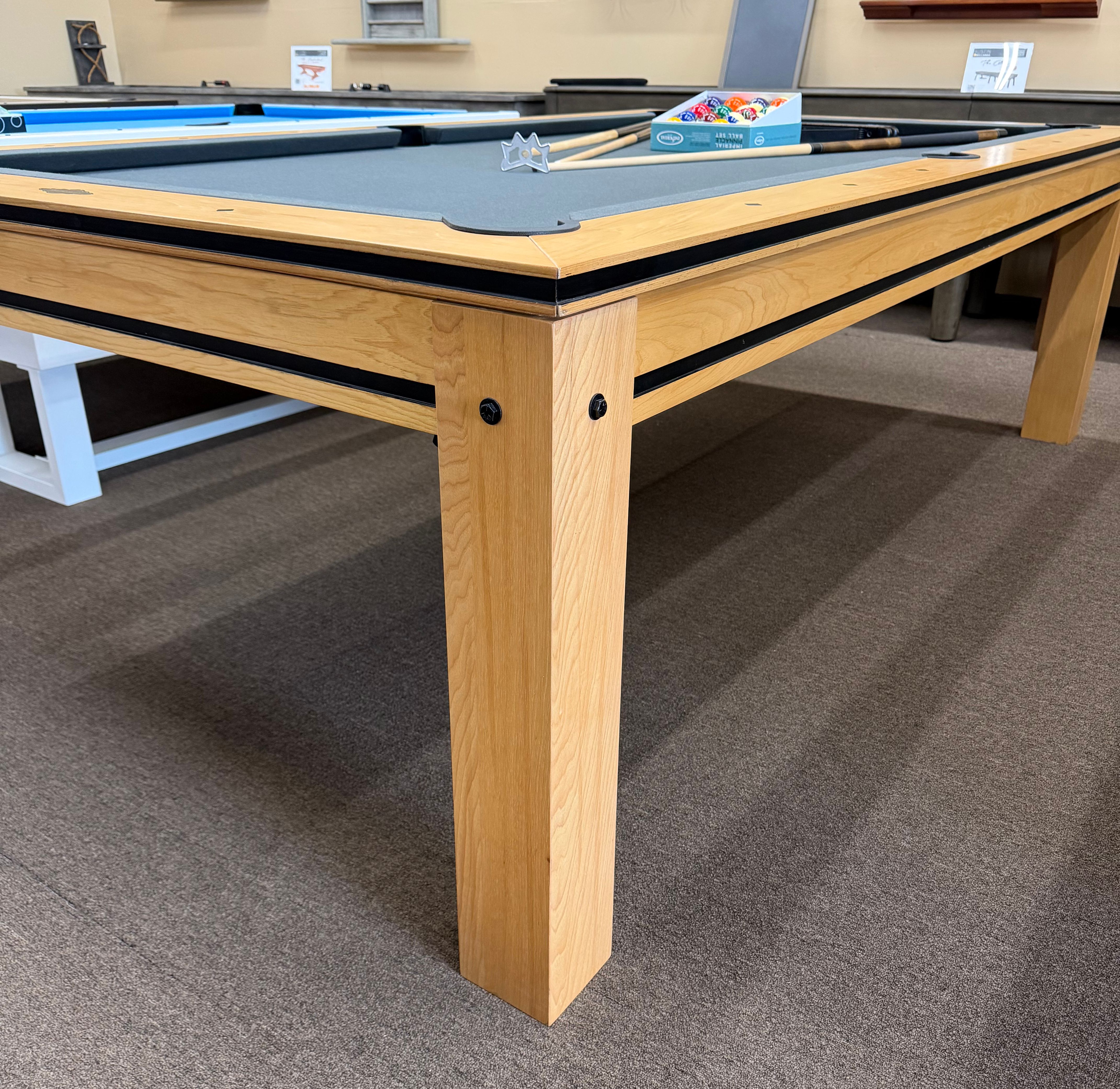 Used 8ft Brunswick Hickory Pool Table