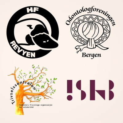 HF-Revyen, Odontologiforeningen Bergen, Trivselssentralen Sogndal, Studentunionen Kristiania Bergen