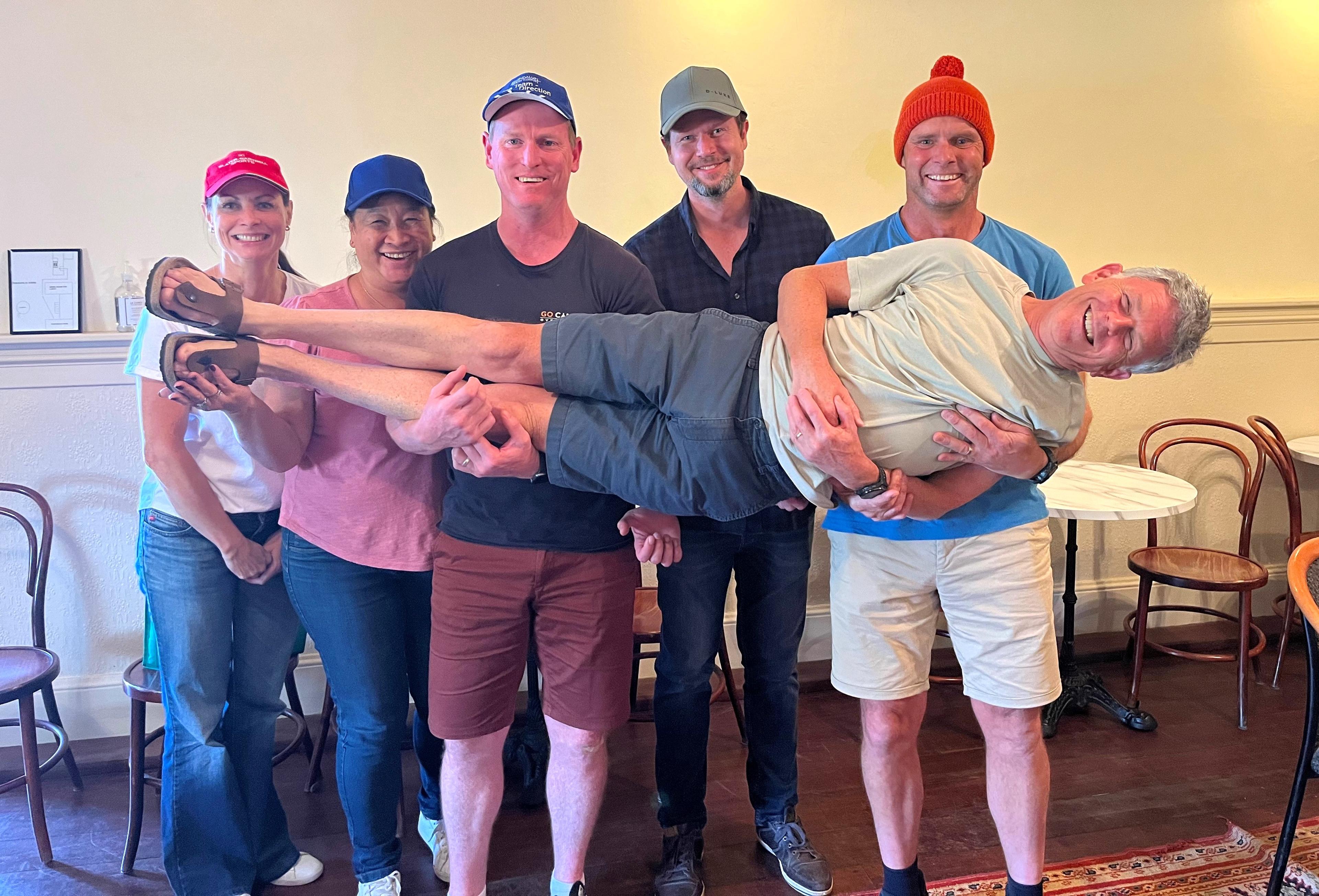 Executive leadership team on a coaching retreat.