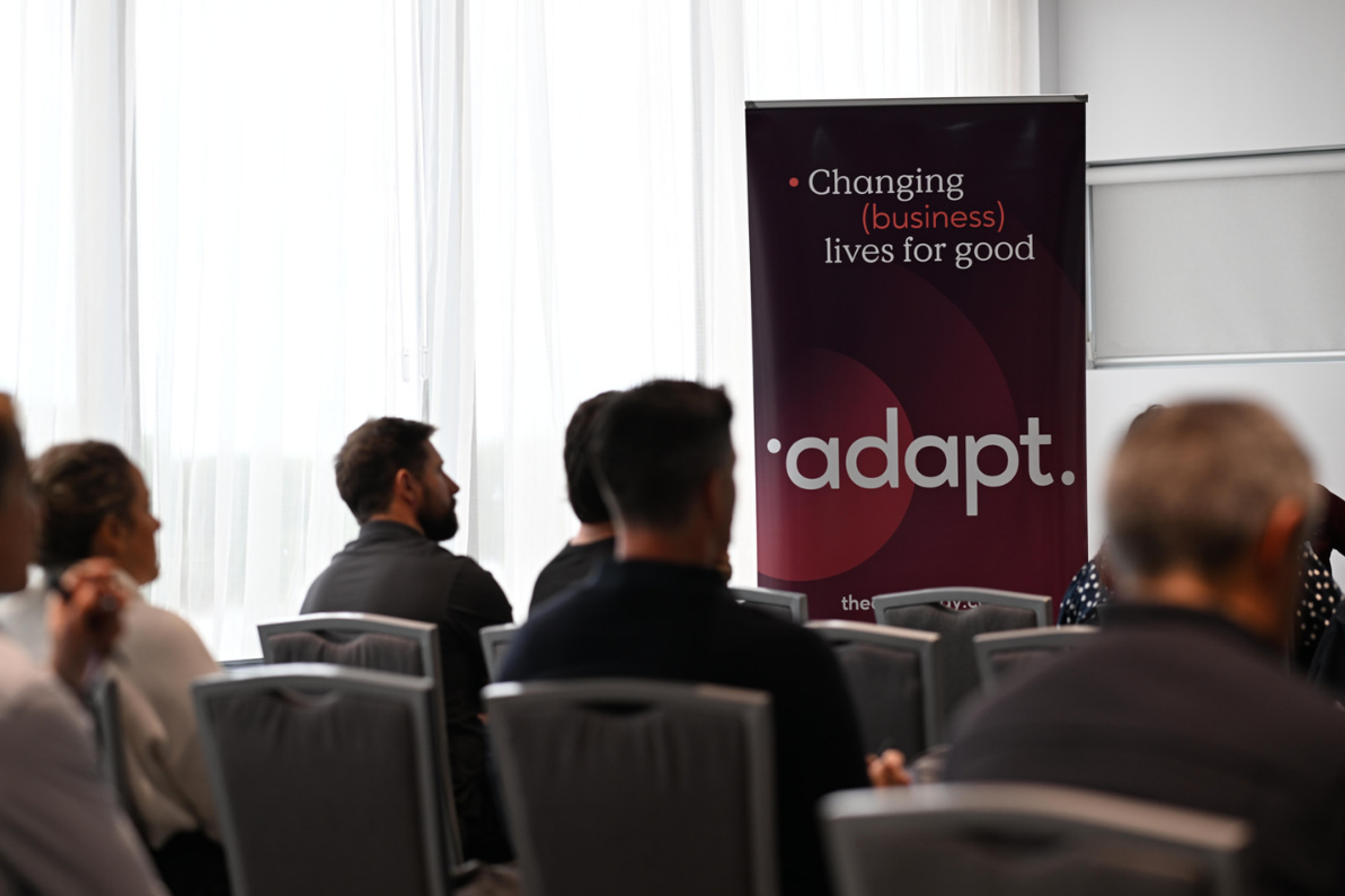 An image from a presentation and workshop held by adapt for our community of business owners and leaders