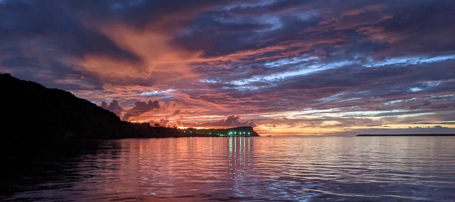 Sunset over Orote Point
