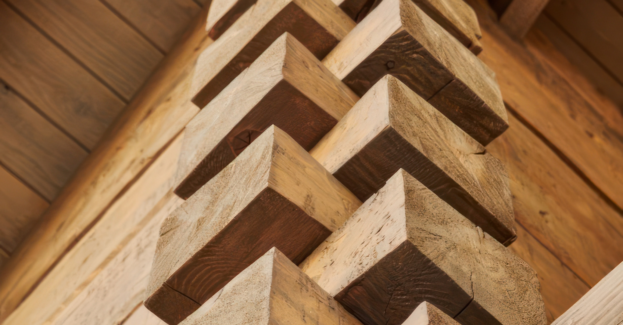 an exterior wall of a house