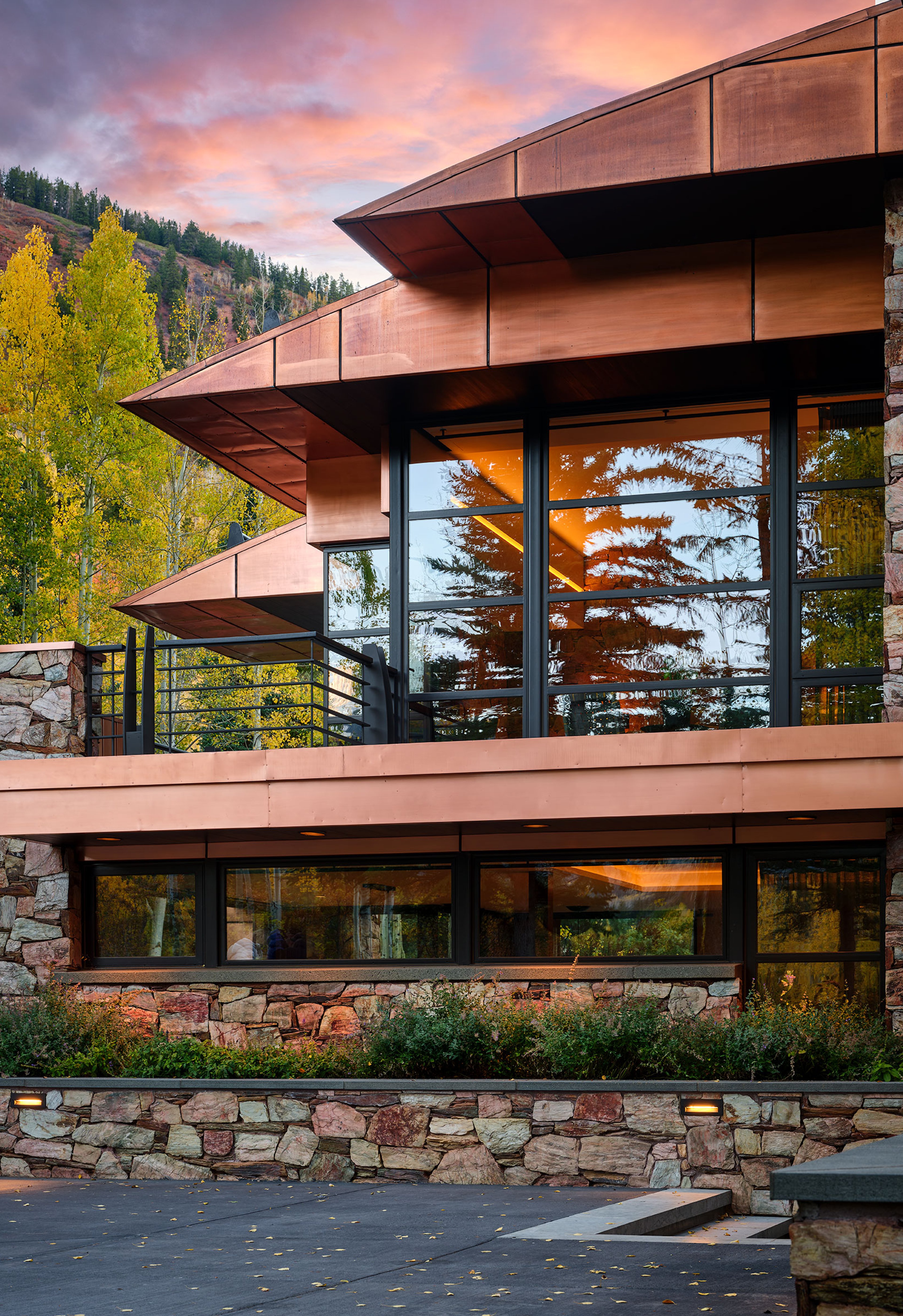 the exterior of a building
