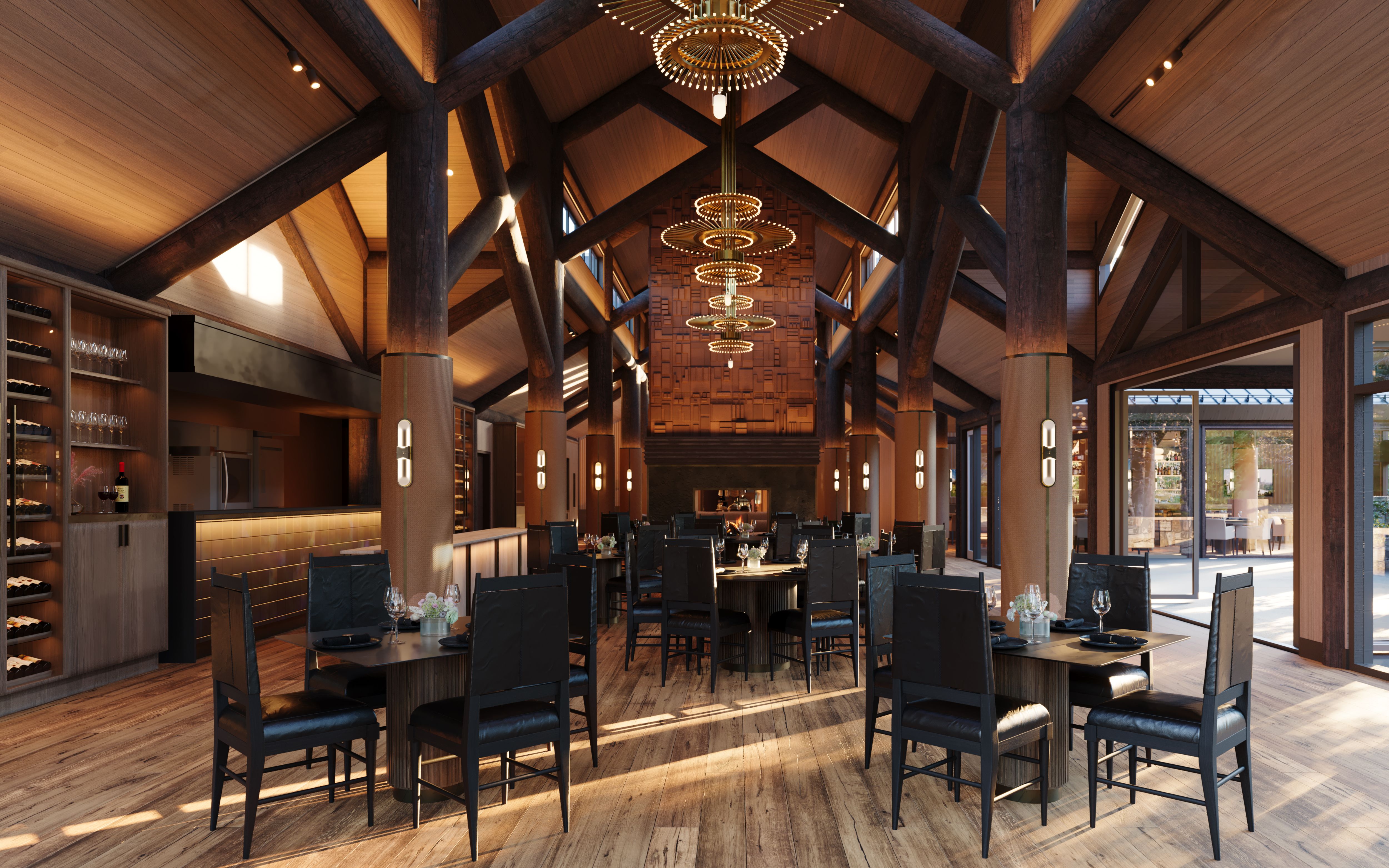 Private Golf Club Interior