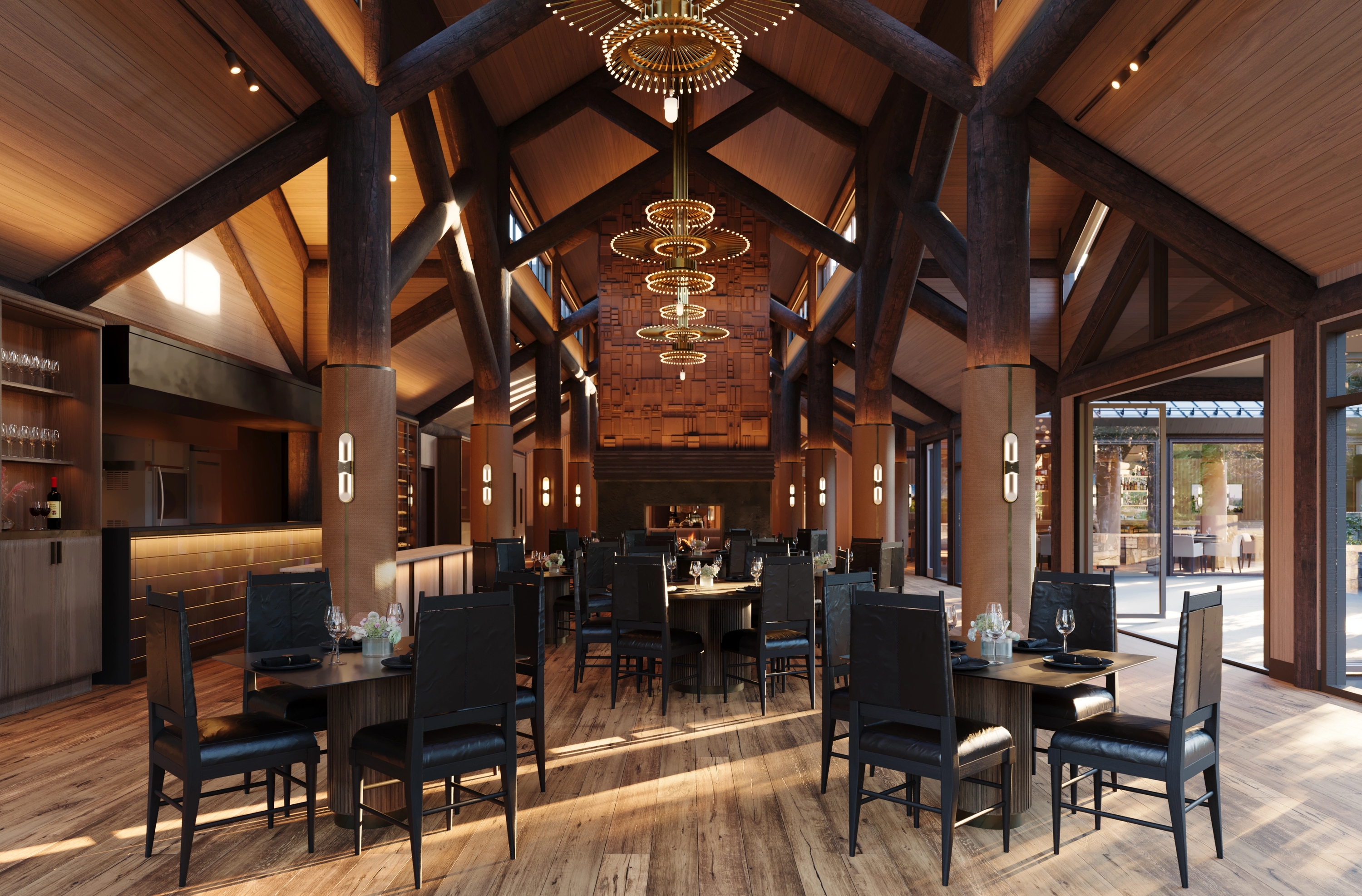 Private Golf Club Interior