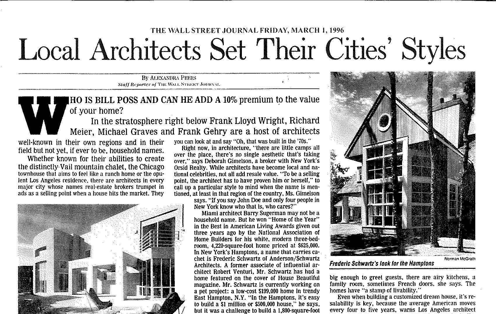 Wall Street Journal Recognition