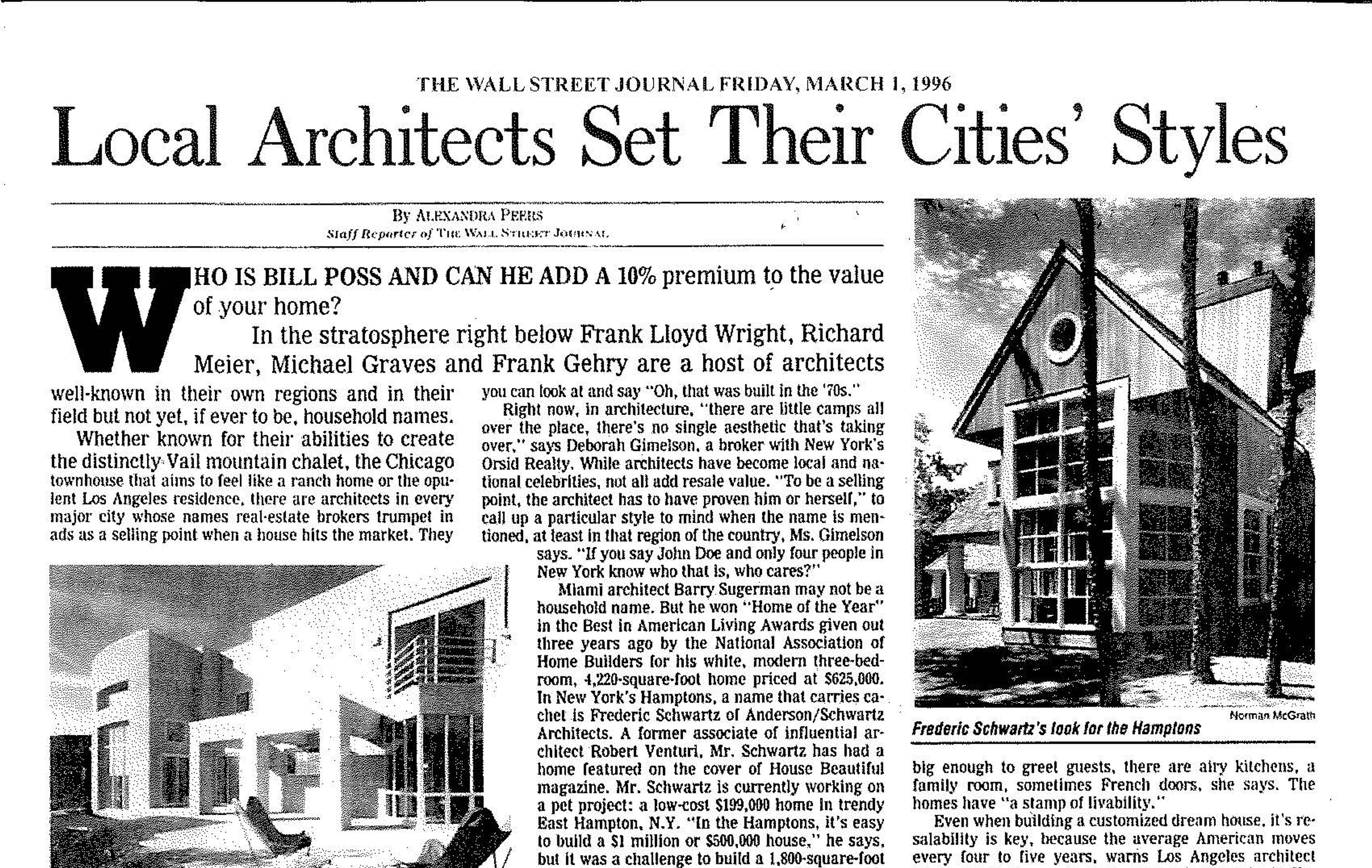 Wall Street Journal Recognition