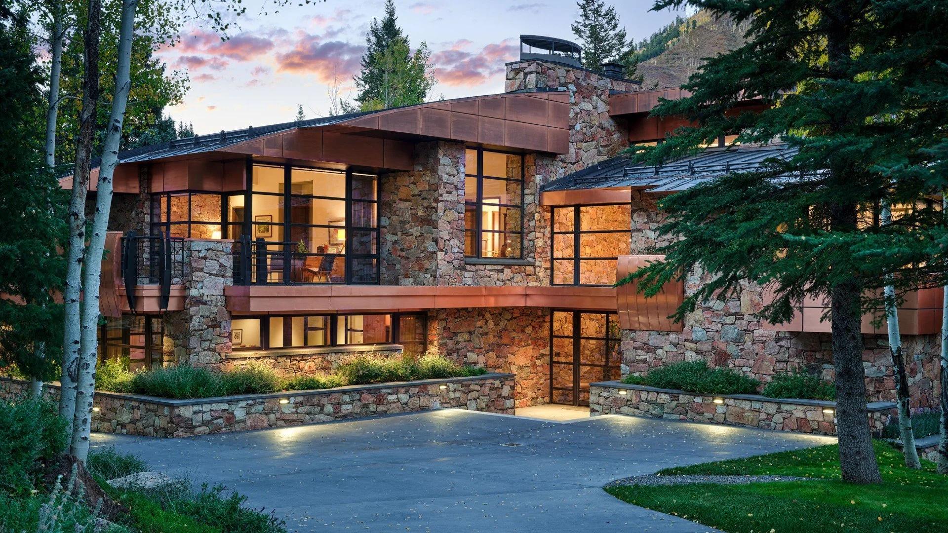 driveway and entrance to a modern home