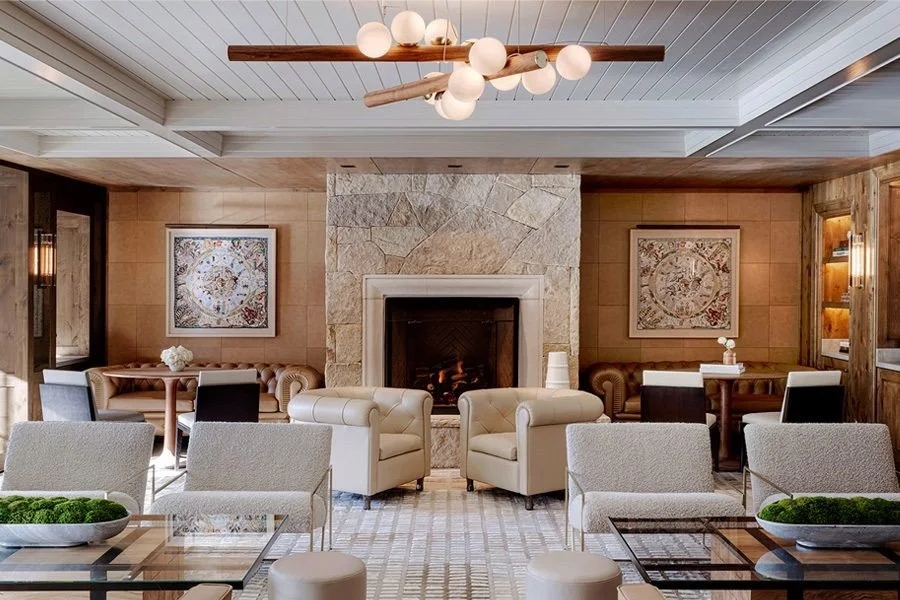 chic sitting area in a residential building