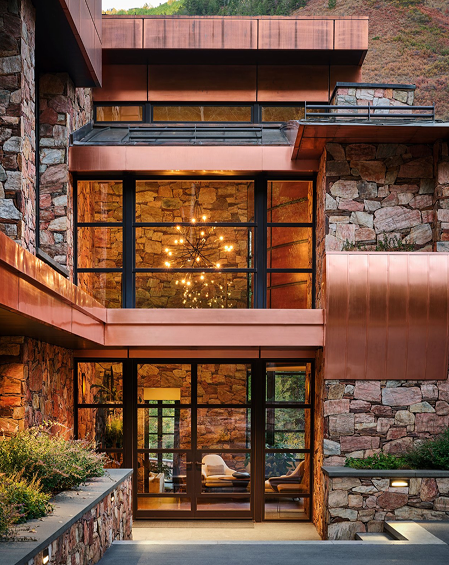 the exterior of a building