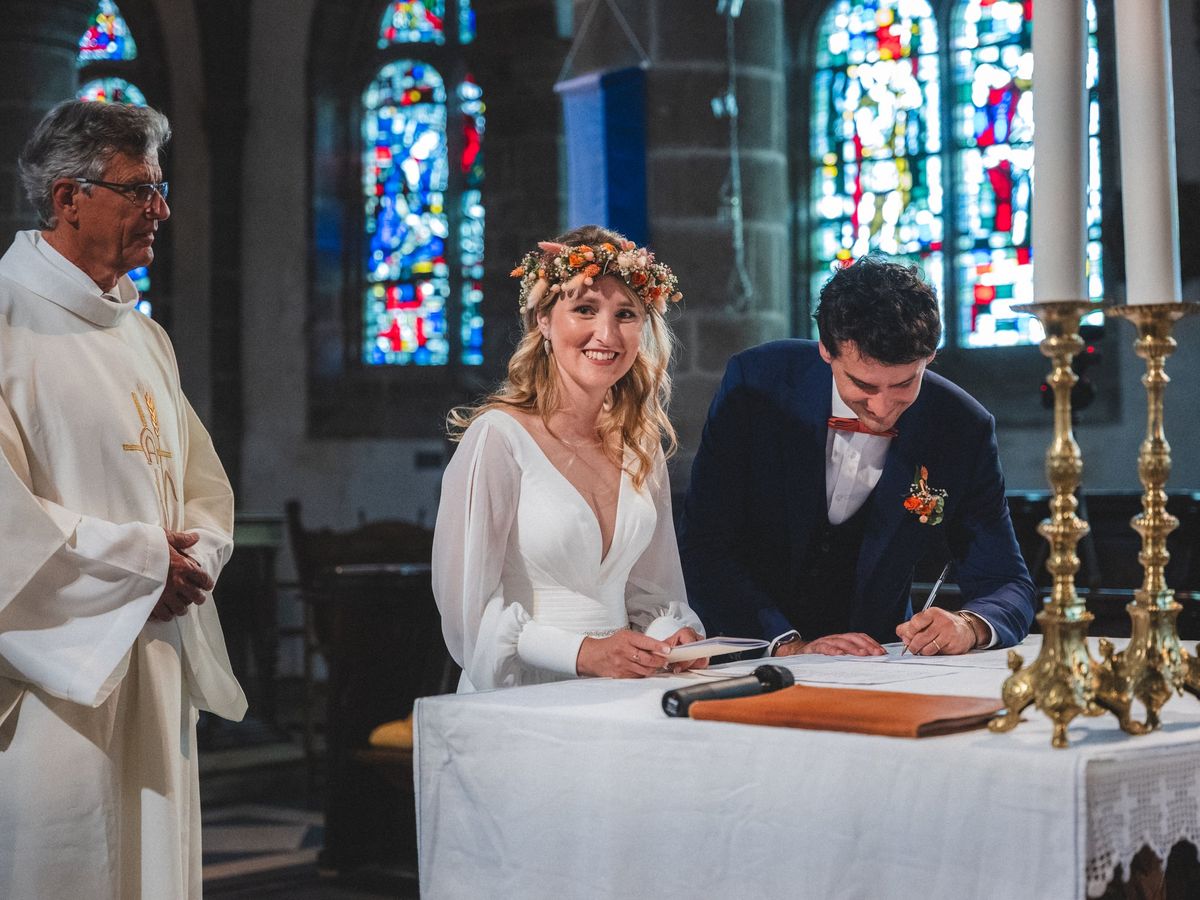 Séance de couple le jour du mariage, par Lezbroz