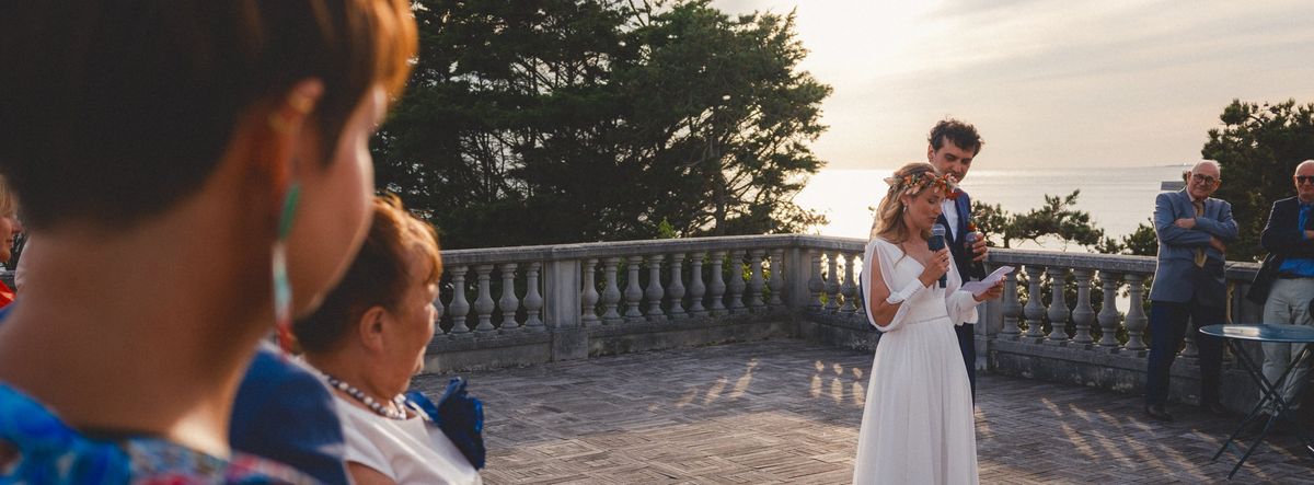 Temps fort du mariage immortalisé par Lezbroz