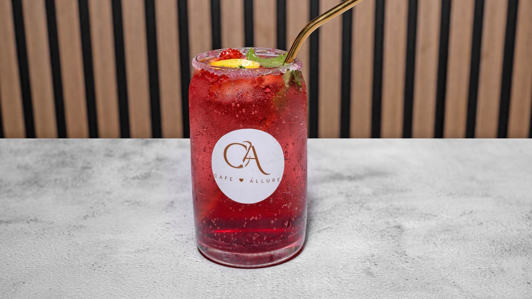 Strawberry Bliss Lemonade Mocktail