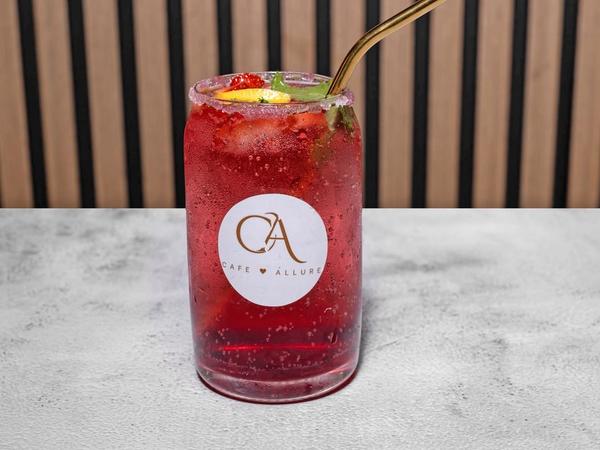 Strawberry Bliss Lemonade Mocktail