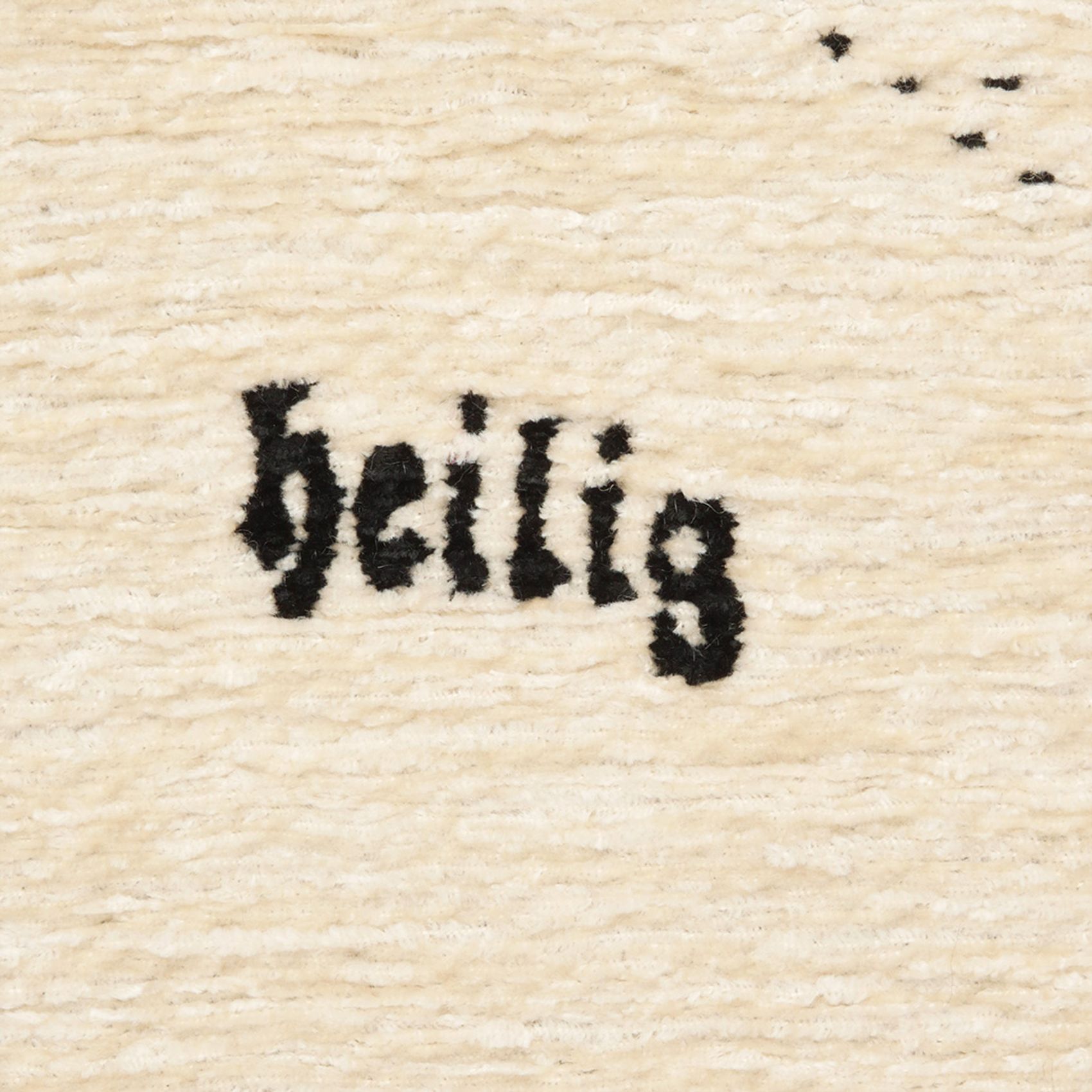 A WOVEN CERTIFICATE OF AUTHENTICITY 
