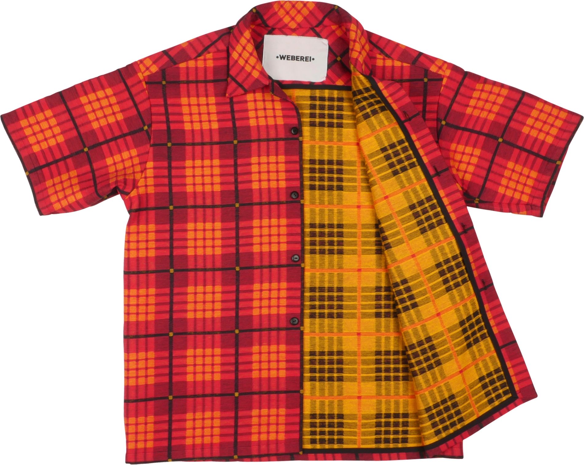  reversible fantasy plaid bowling shirt