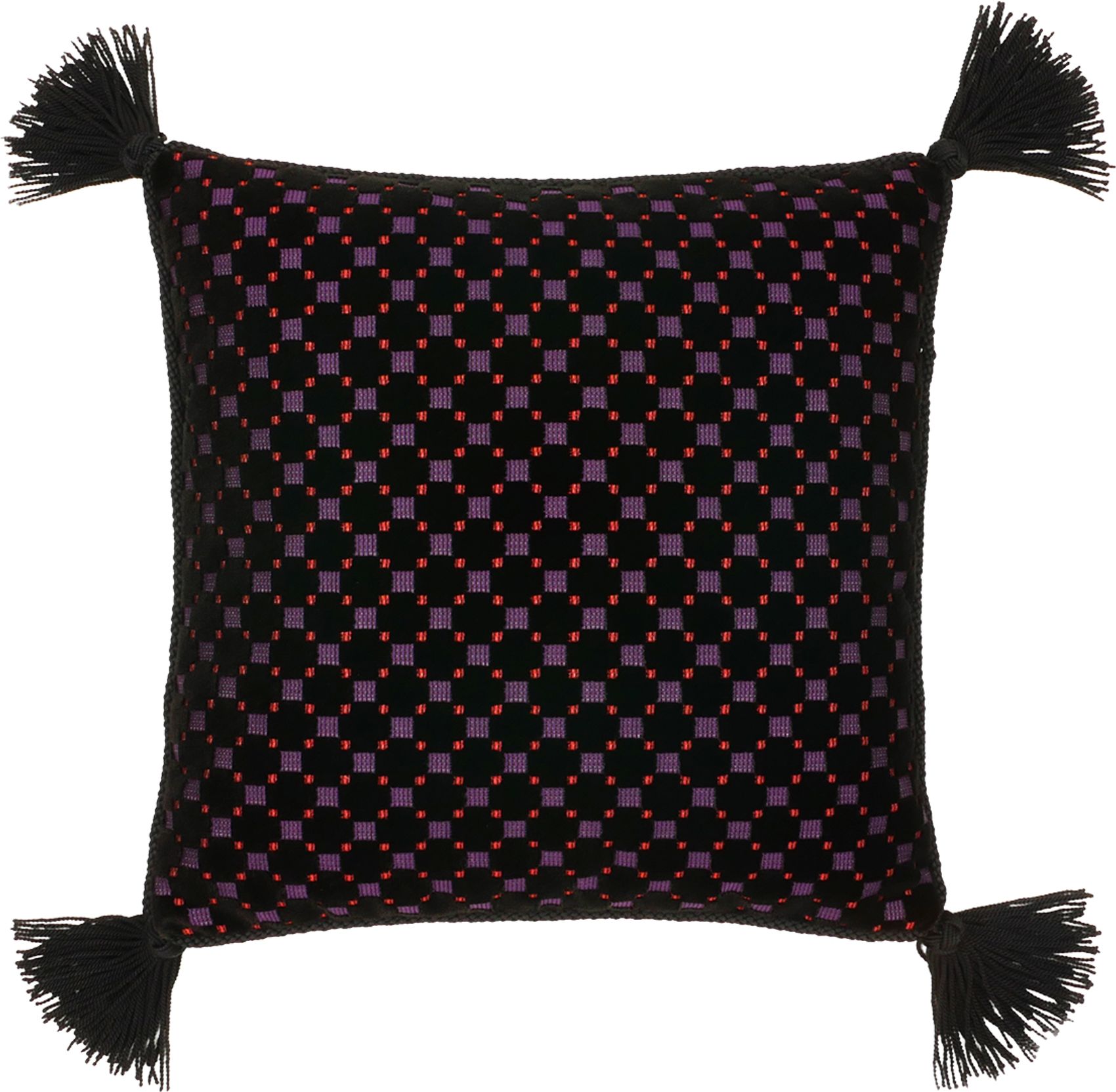 Signature Velvet Kissen Purple