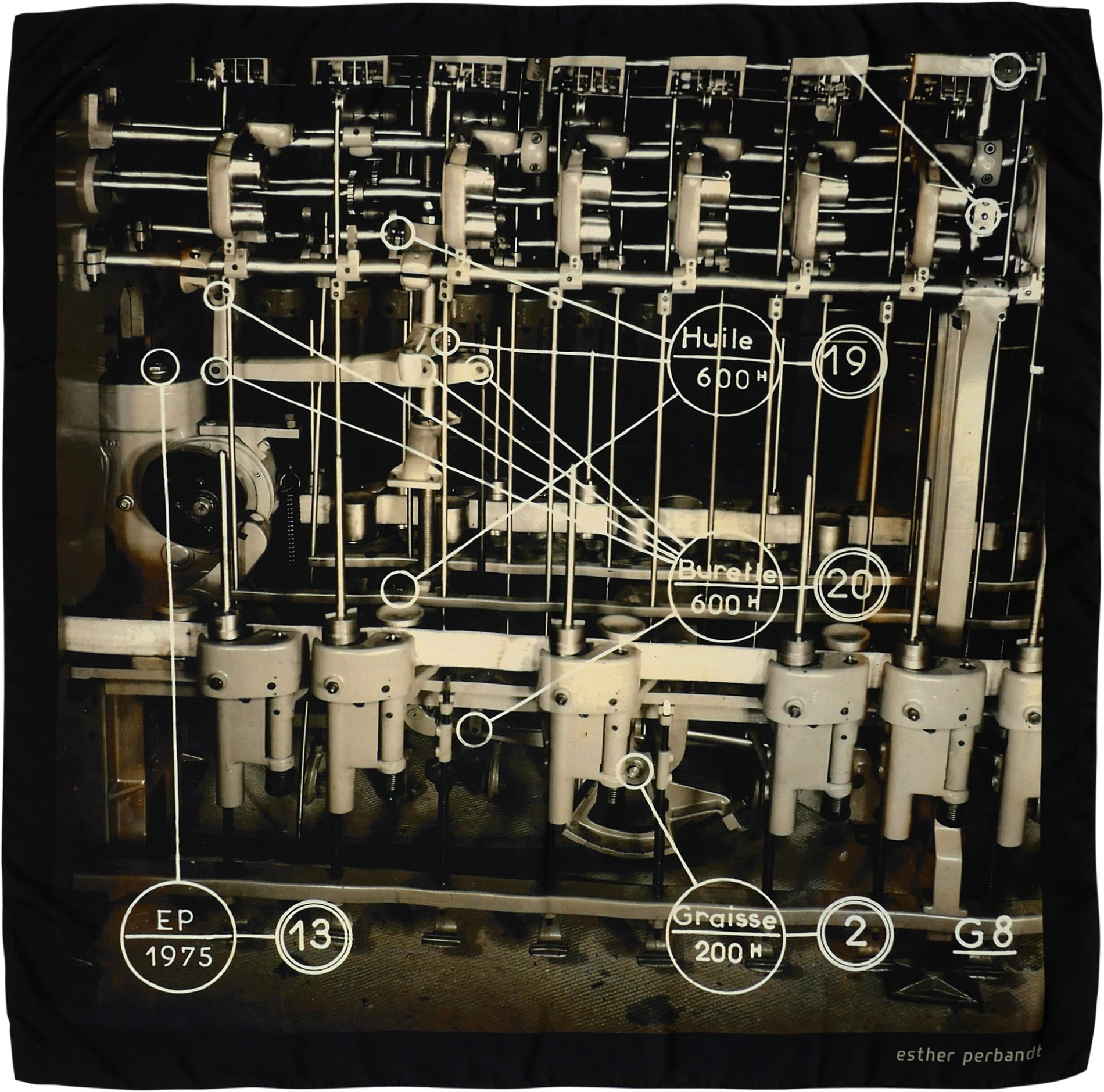 ESTHER PERBANDT DREAM MACHINE FOULARD