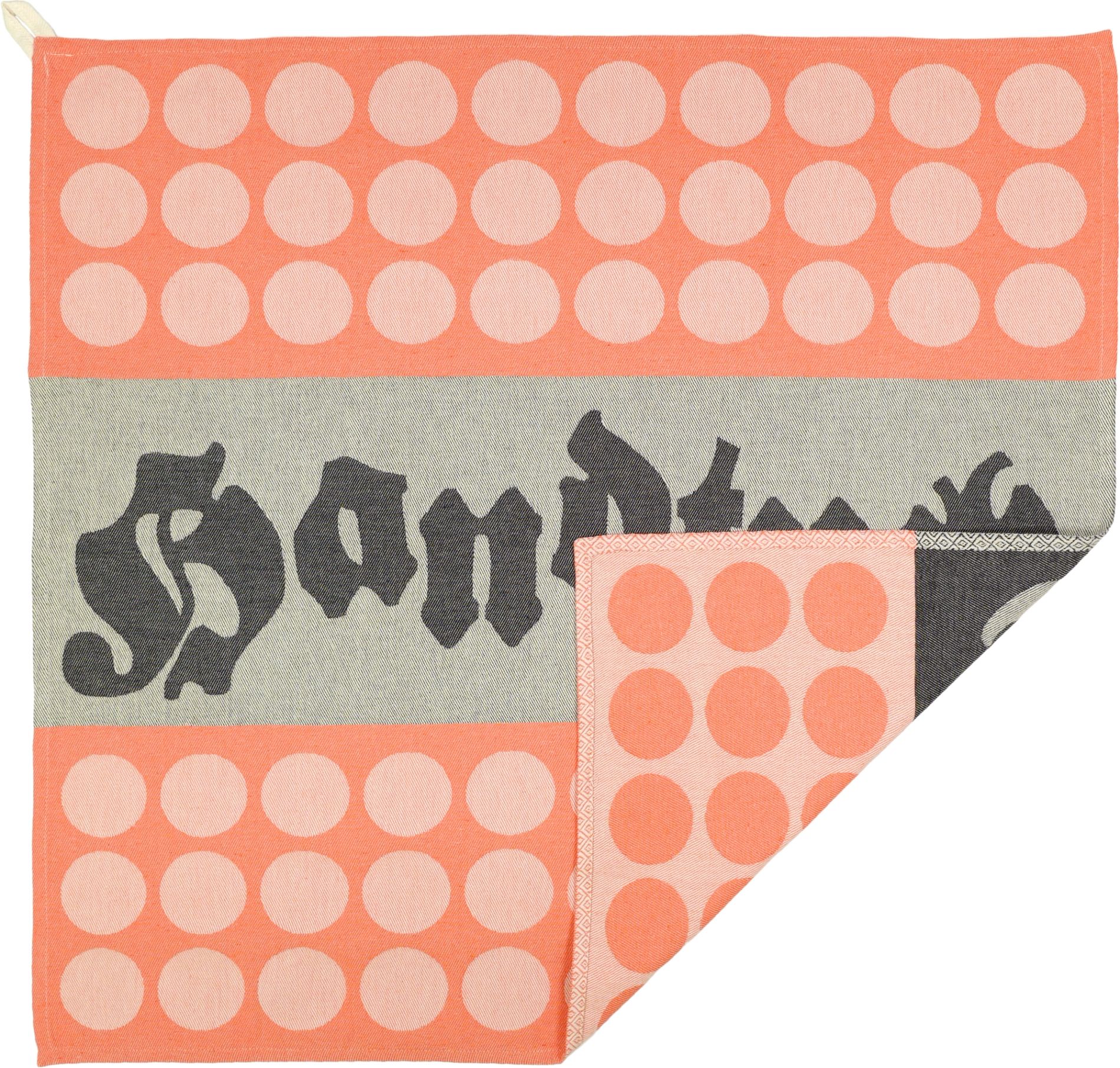 TEA TOWEL HANDTUCH SALMON