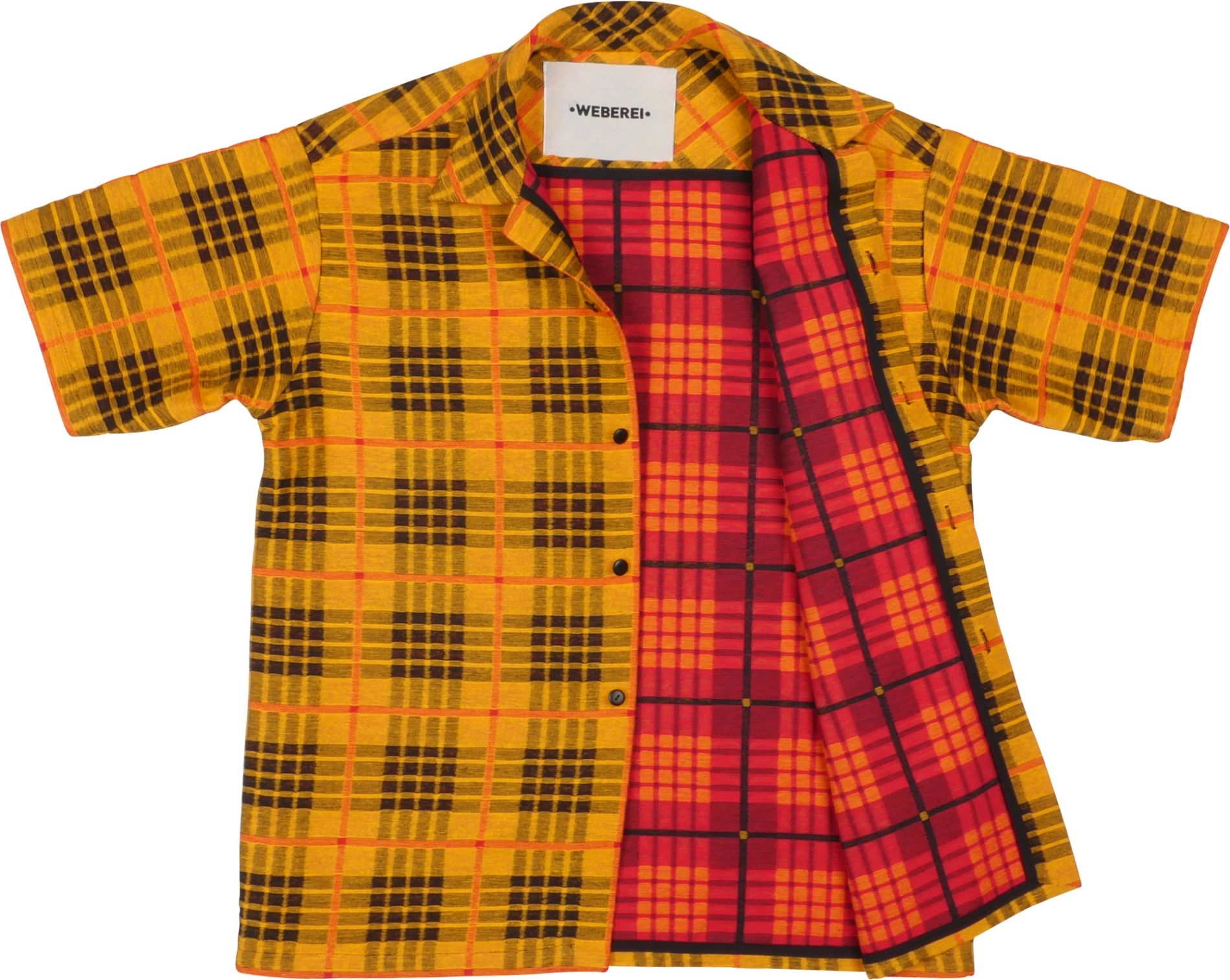  reversible fantasy plaid bowling shirt