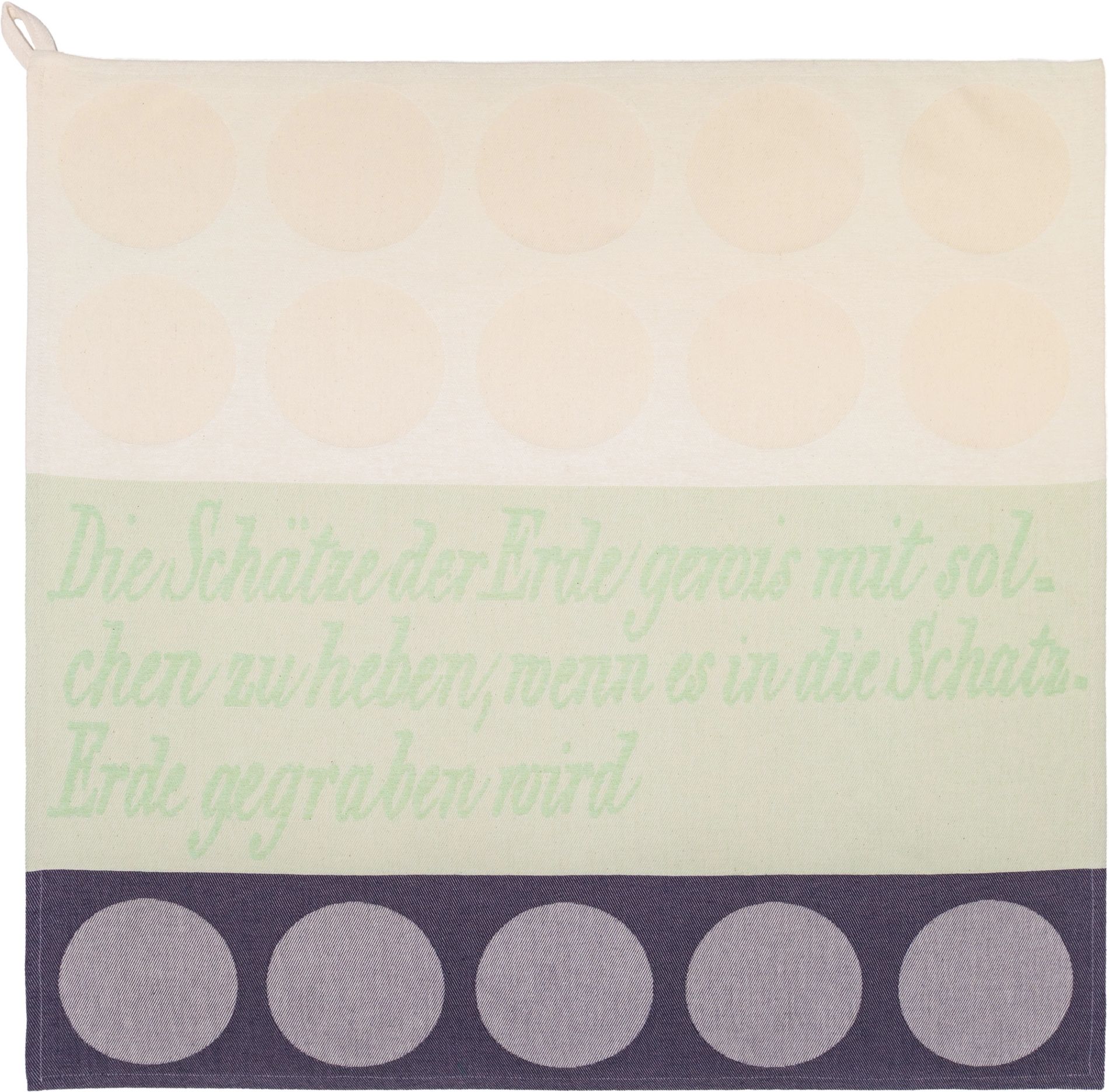 TEA TOWEL SCHÄTZE DER ERDE WHITE