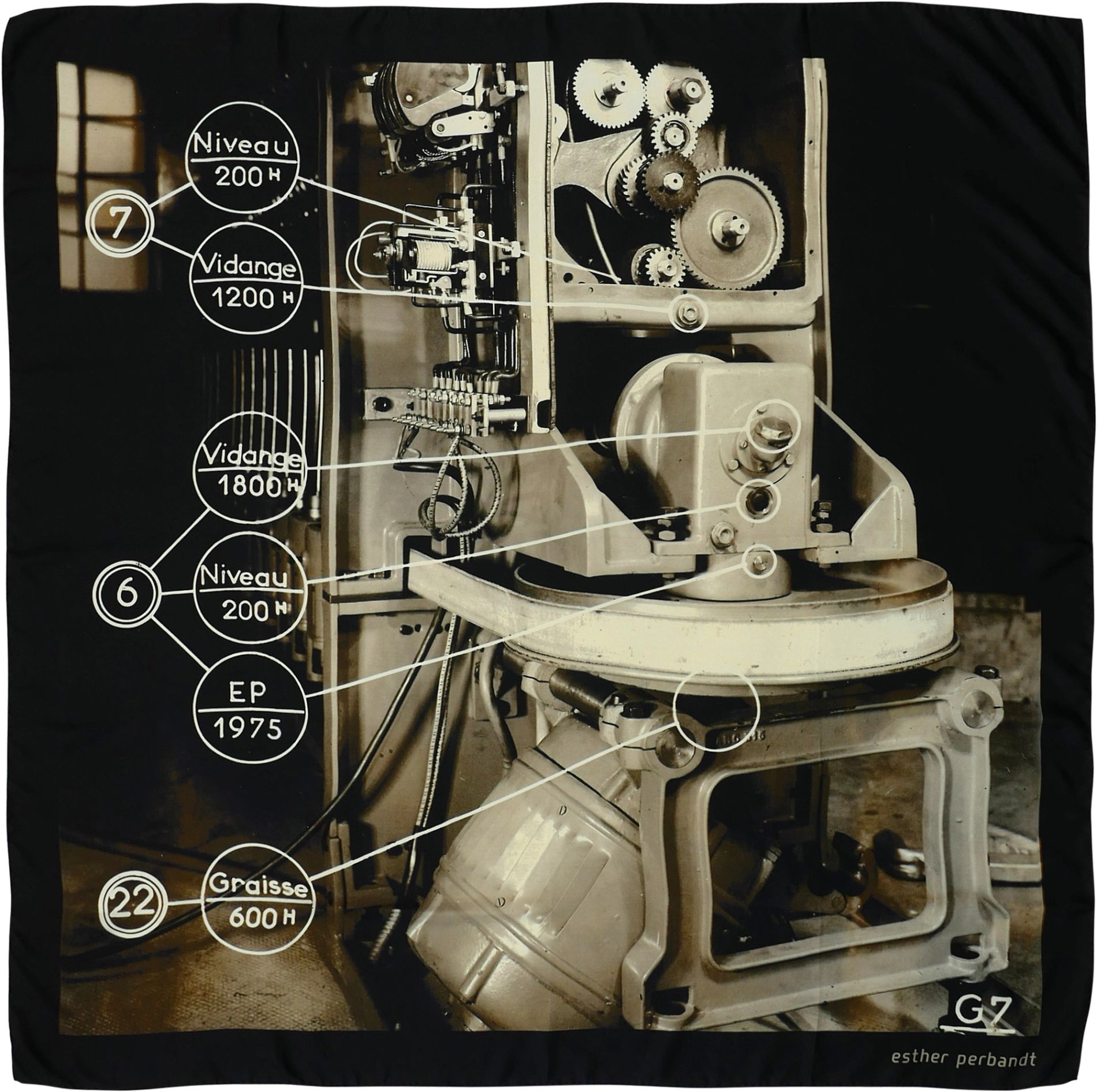 ESTHER PERBANDT DREAM MACHINE FOULARD