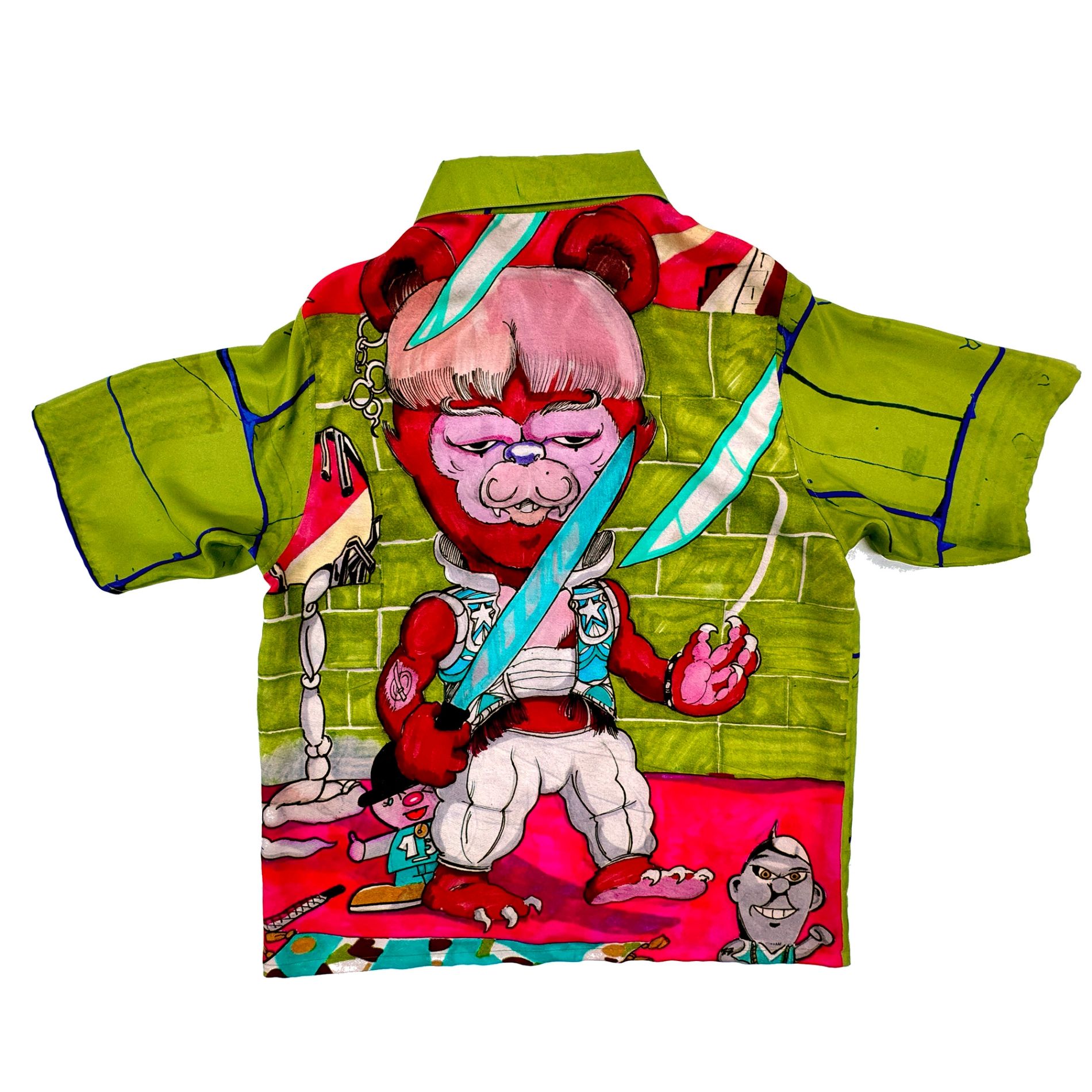 SILK TWILL BOWLING SHIRT
