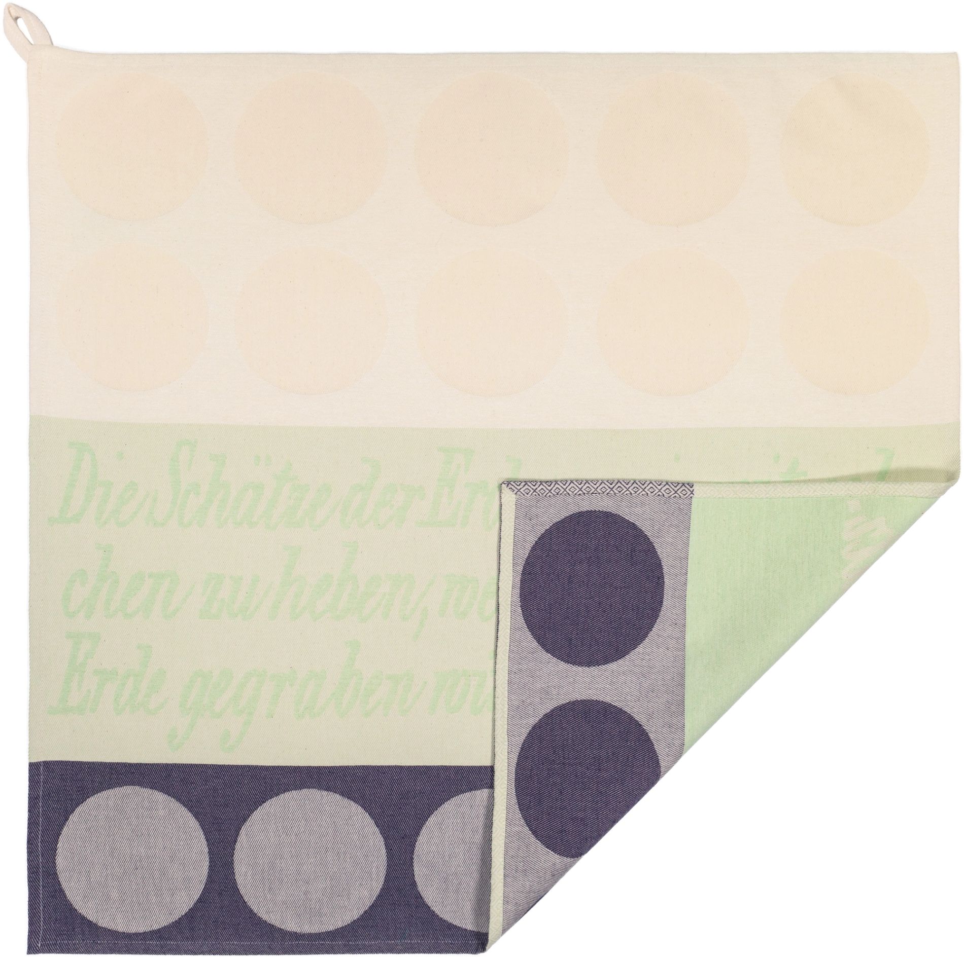 TEA TOWEL SCHÄTZE DER ERDE WHITE
