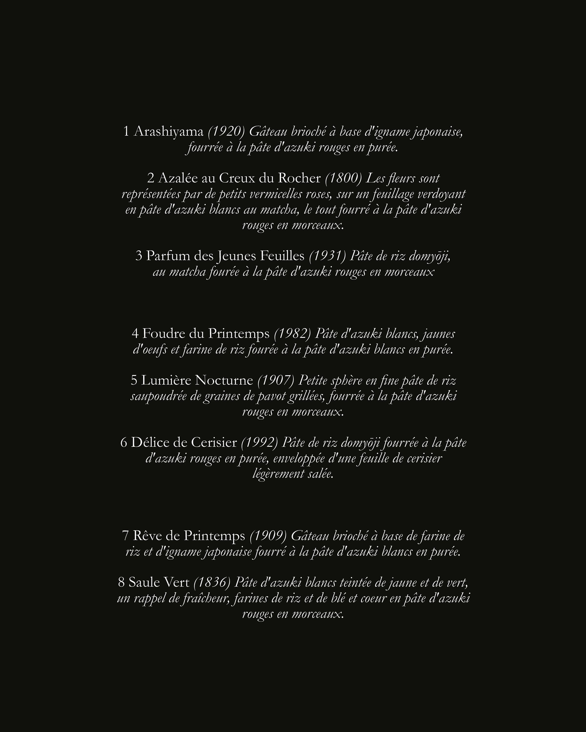 Namagashi, Delights from Toraya - Romain Roucoules