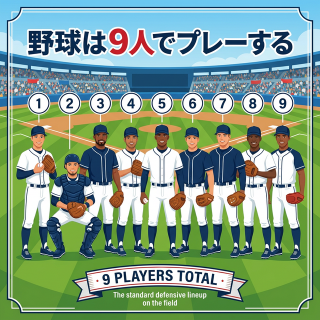 野球って何人でやるの？