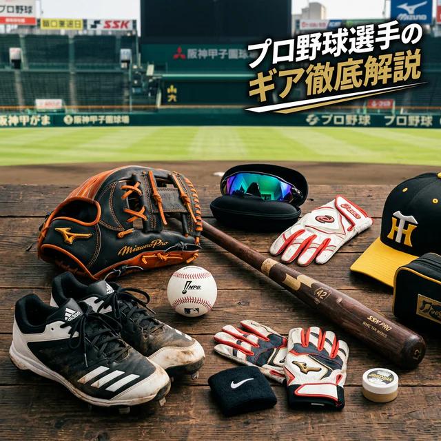 プロ野球選手がつけているギア徹底解説