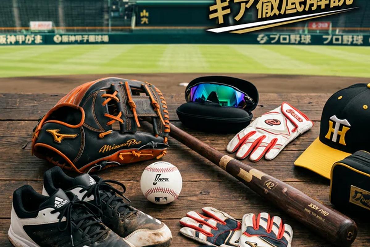 プロ野球選手がつけているギア徹底解説