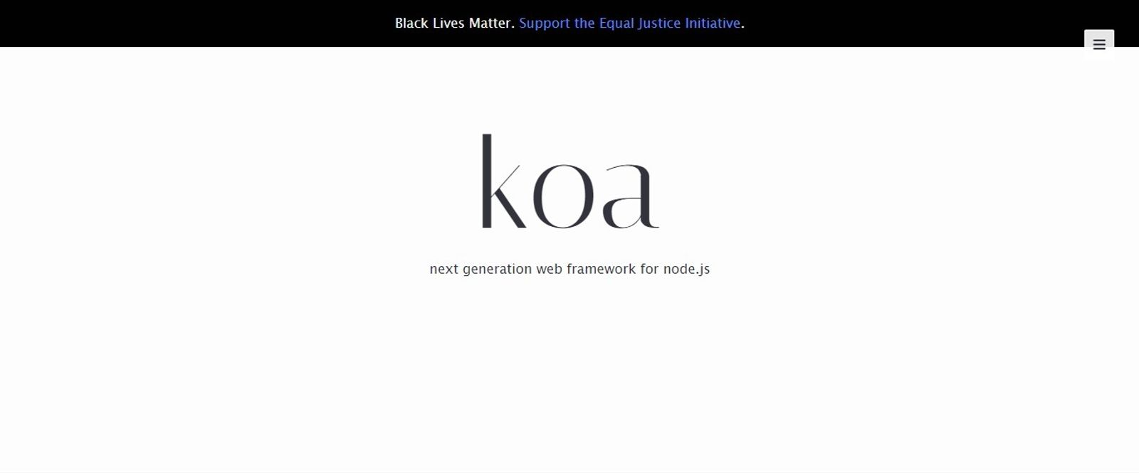 koa.js - Best Node.js Frameworks
